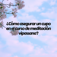 meditacion vipassana